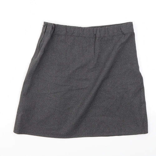 M&S Girls Grey   Flare Skirt Size 9-10 Years