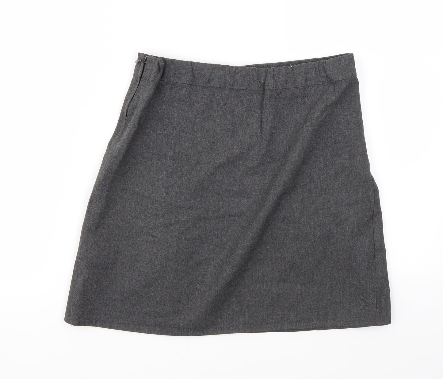 M&S Girls Grey   Flare Skirt Size 9-10 Years
