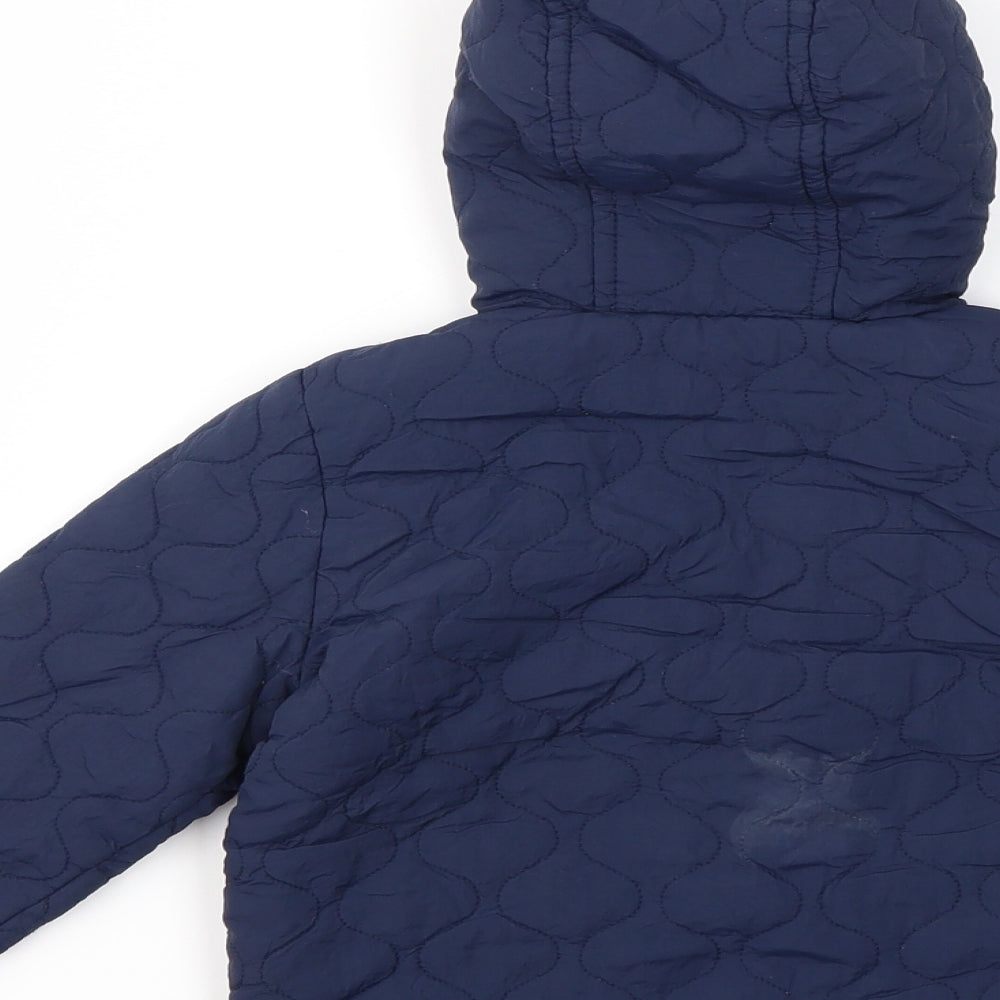 George Boys Blue   Basic Coat Coat Size 9-12 Months
