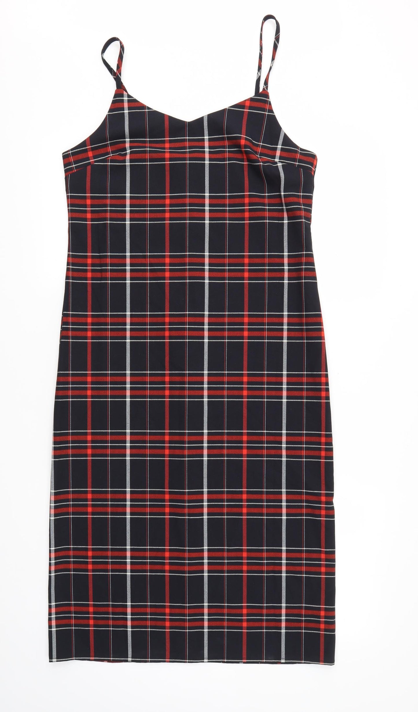 New Look Womens Multicoloured Check  Fit & Flare  Size 10