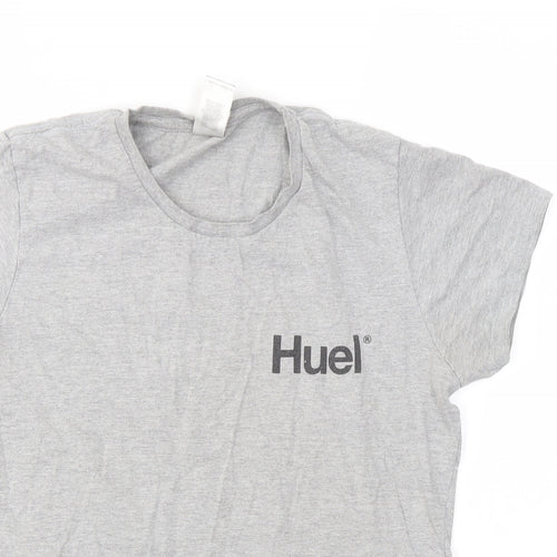 Gildan Womens Grey   Basic T-Shirt Size L