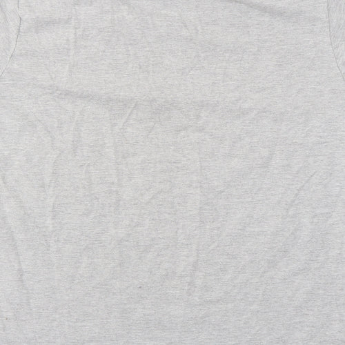 Gildan Womens Grey   Basic T-Shirt Size L