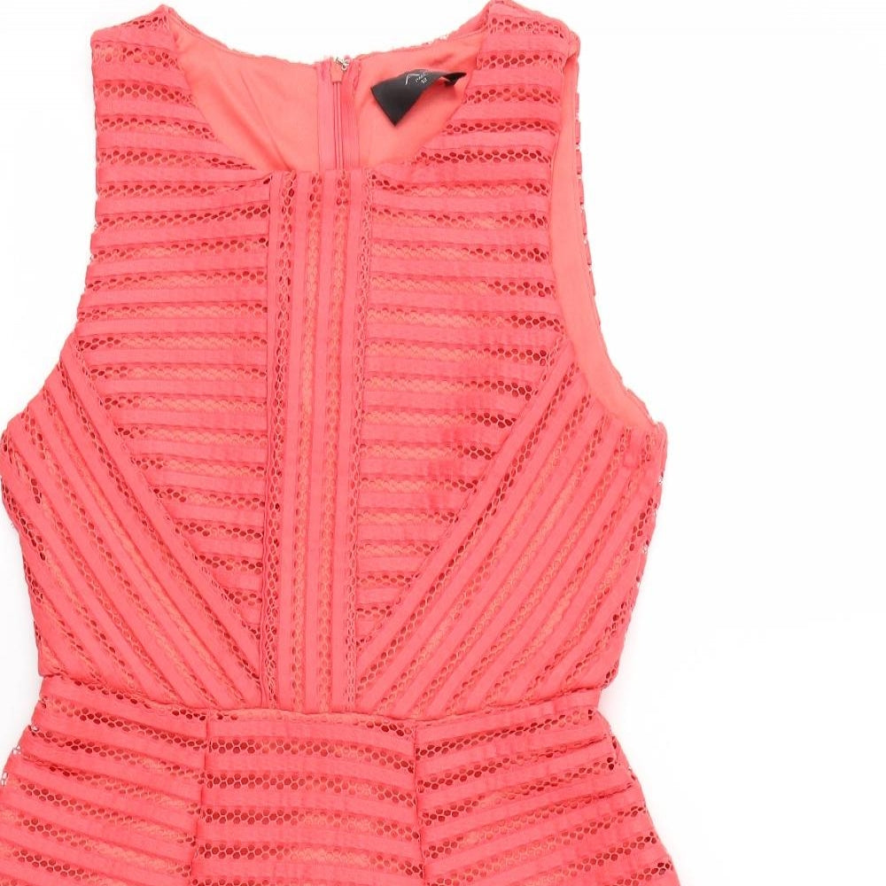 AX Paris Womens Pink   Fit & Flare  Size 12