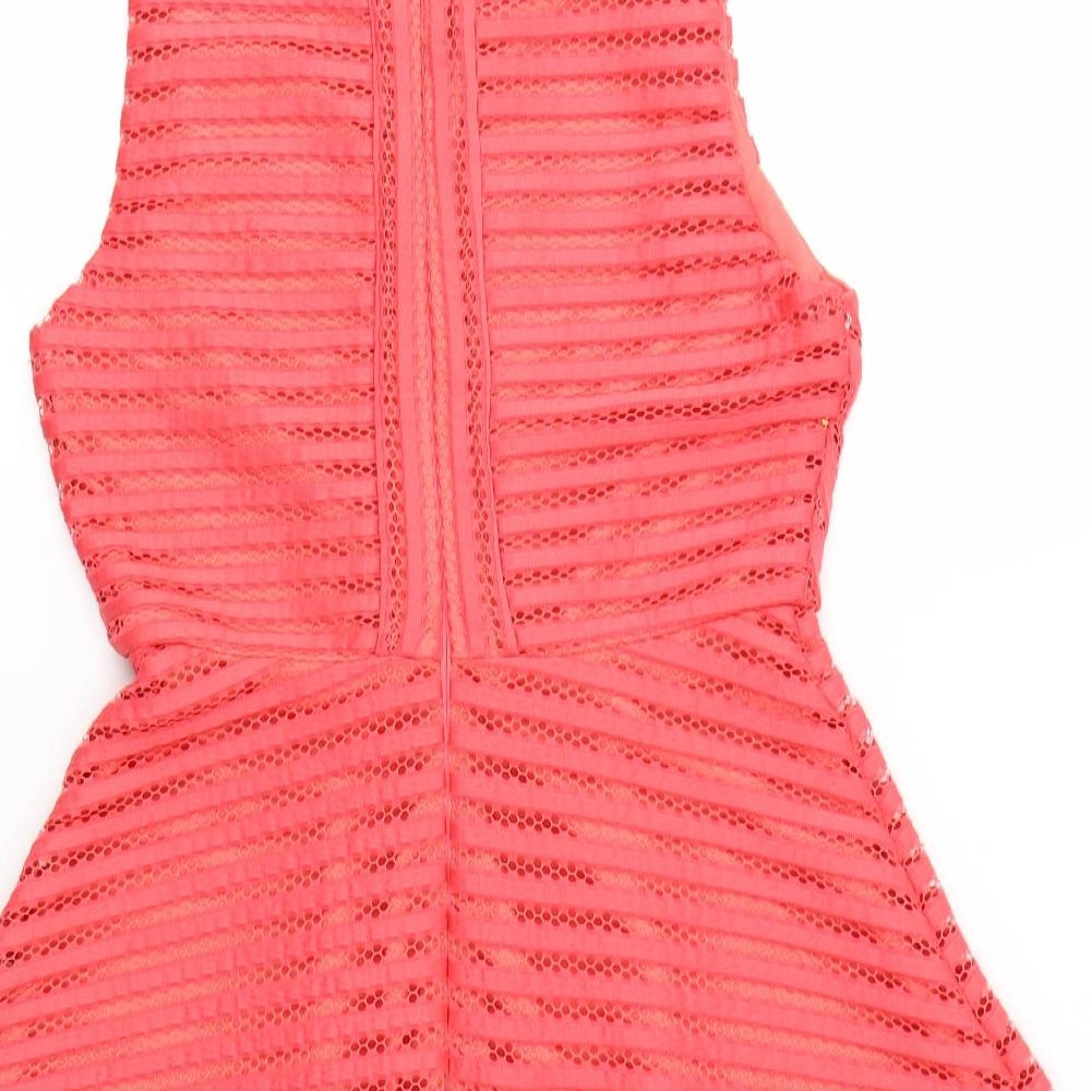 AX Paris Womens Pink   Fit & Flare  Size 12