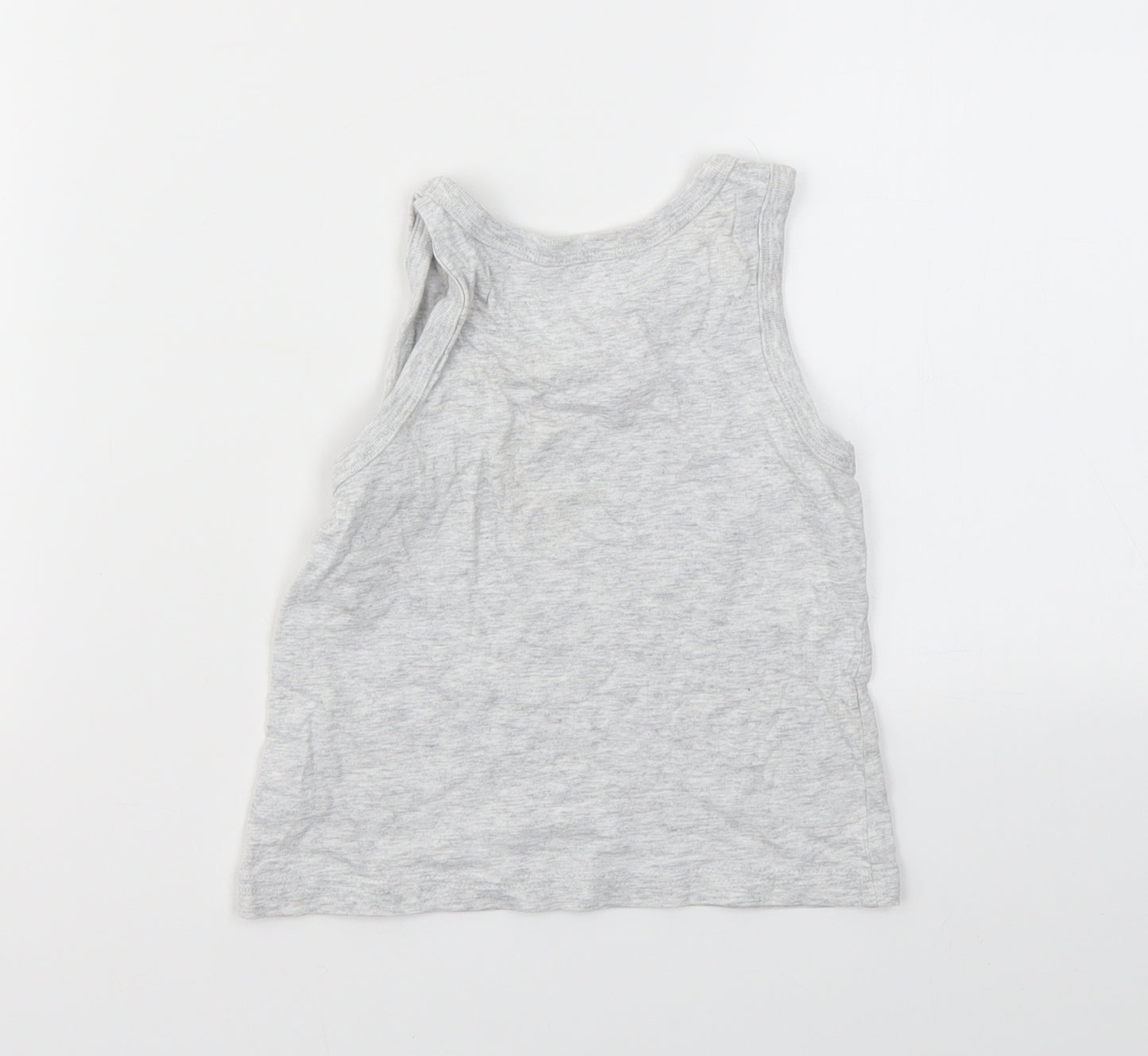 George Boys Grey Geometric  Basic T-Shirt Size 3-4 Years