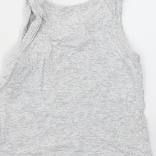 George Boys Grey Geometric  Basic T-Shirt Size 3-4 Years