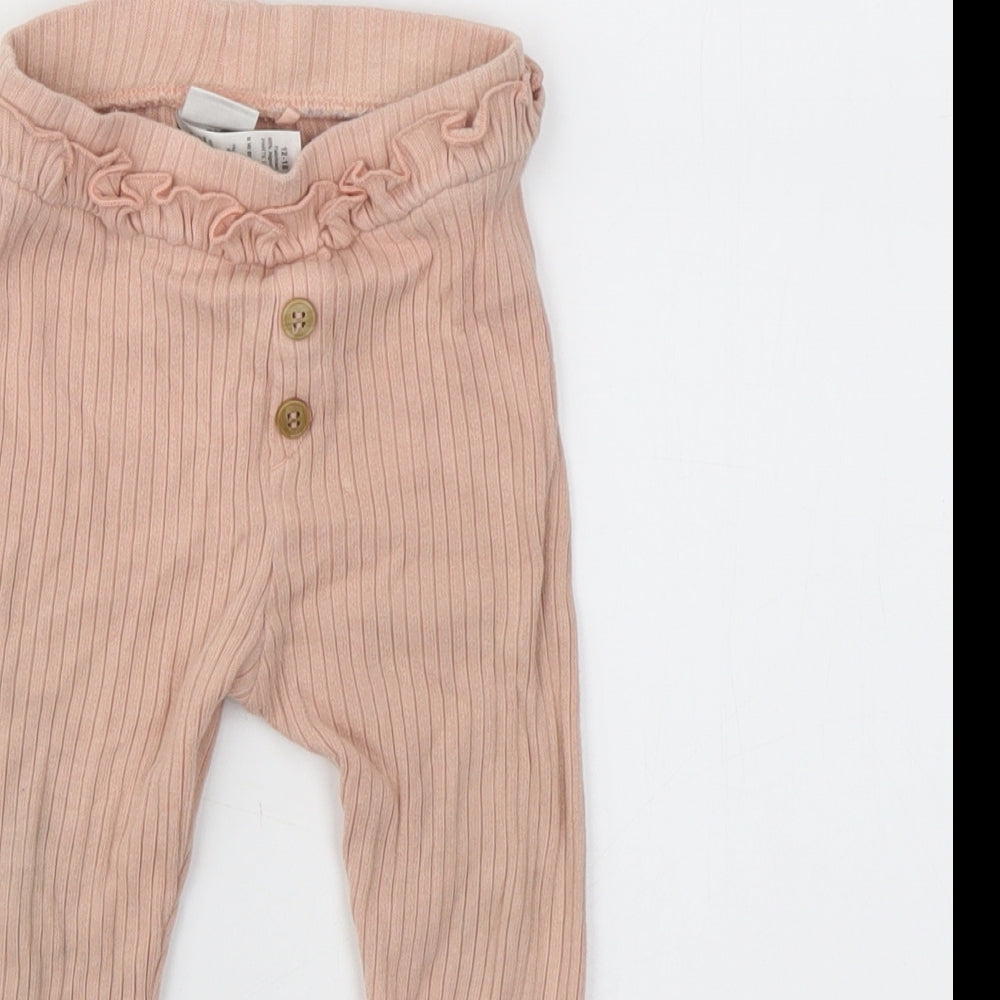 NEXT Girls Pink   Capri Leggings Size 12-18 Months