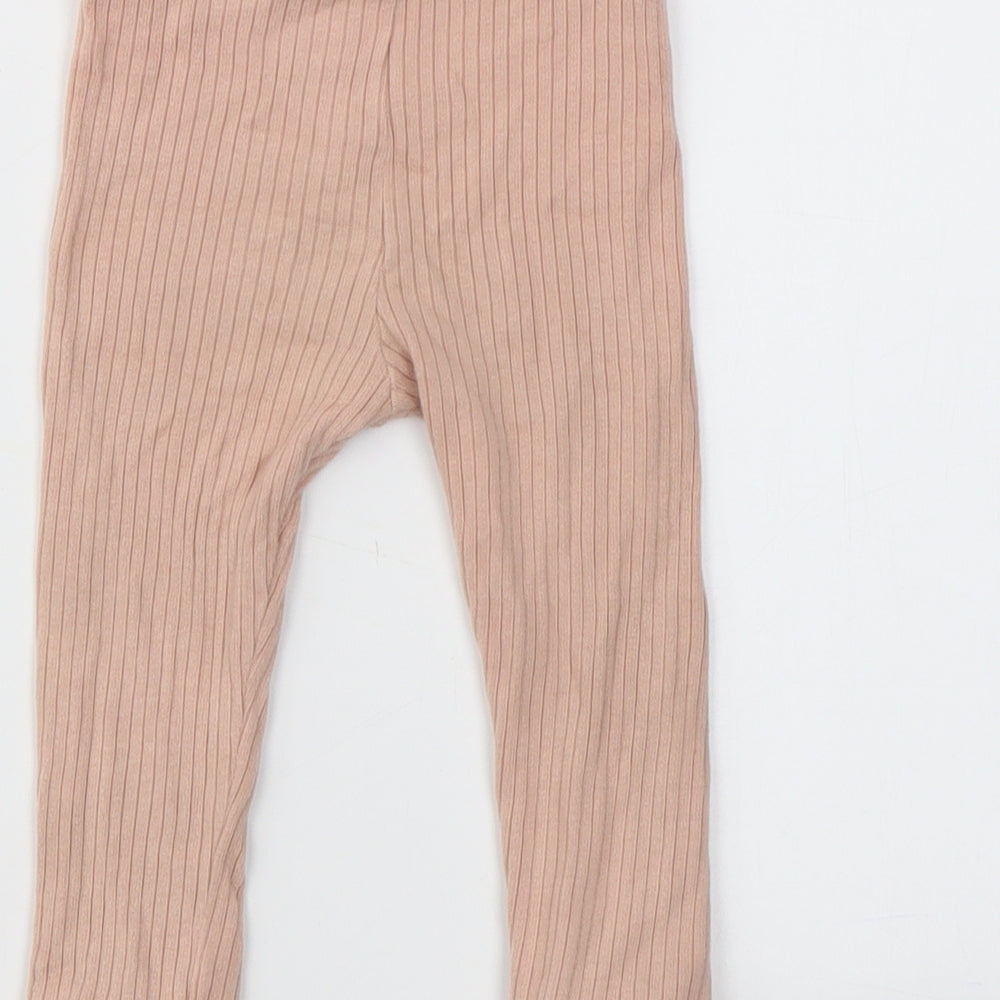 NEXT Girls Pink   Capri Leggings Size 12-18 Months