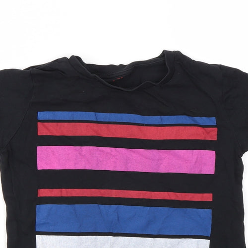 Monoprix Boys Multicoloured Striped  Basic T-Shirt Size 8 Years