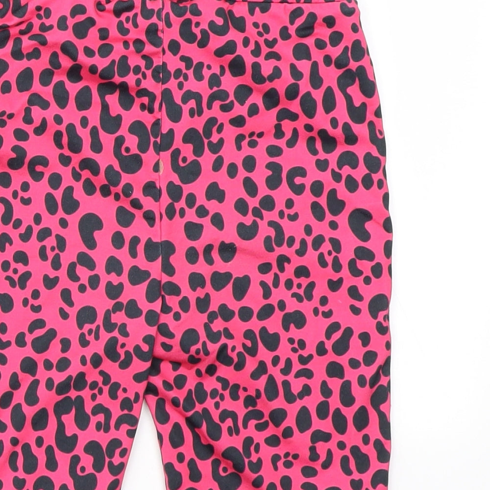 TU Girls Multicoloured Animal Print  Cut-Off Shorts Size 10 Years
