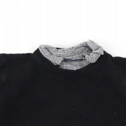 NEXT Boys Black   Pullover Jumper Size 3 Years