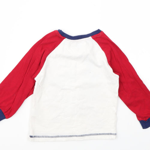 SLEIGH BELLS Boys Multicoloured Geometric  Basic T-Shirt Size 3-4 Years