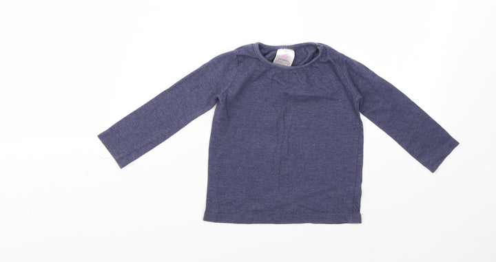 Evie Angel Girls Blue Basic T-Shirt Size 12-18 Months