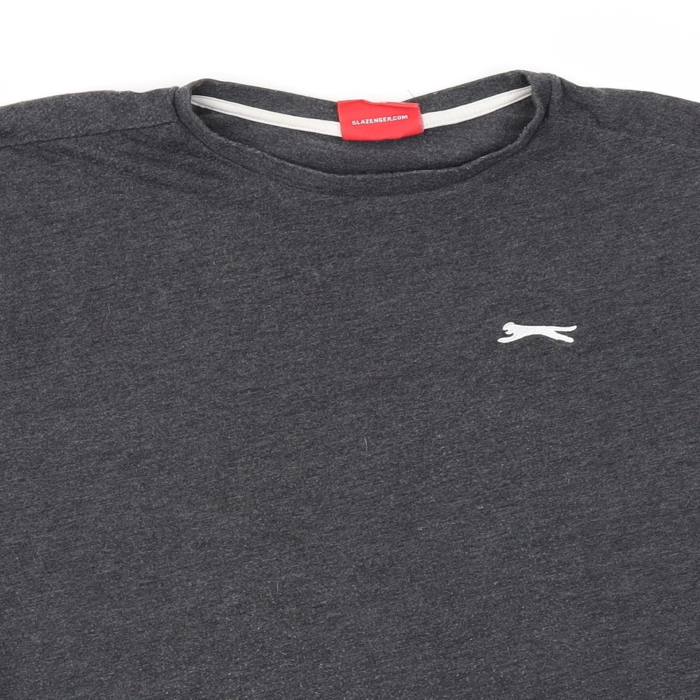 Slazenger Mens Grey    T-Shirt Size S