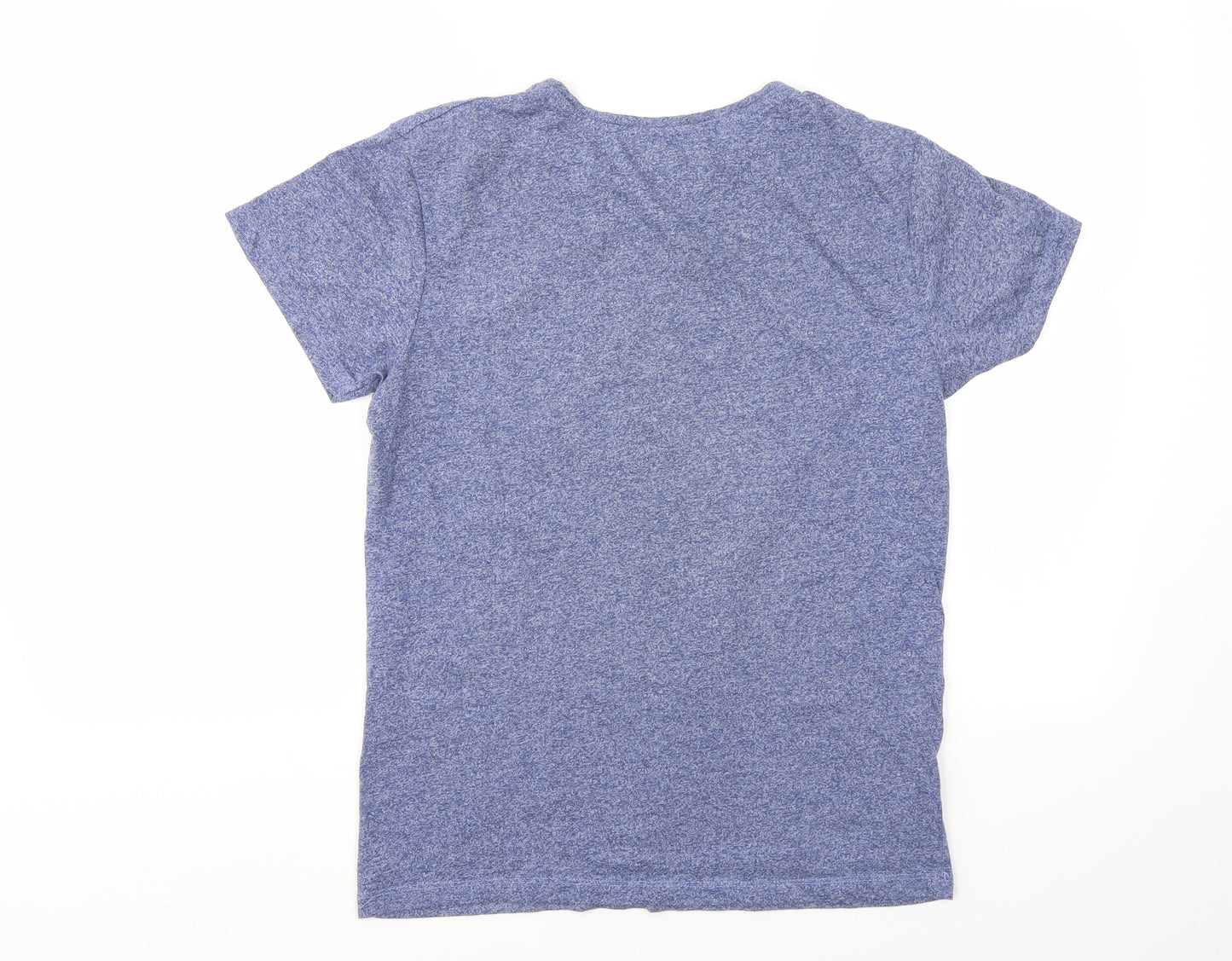Primark Mens Blue Houndstooth   T-Shirt Size S