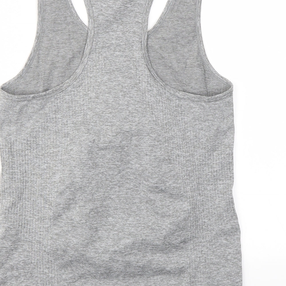 WORK OUT  Womens Grey   Basic T-Shirt Size M