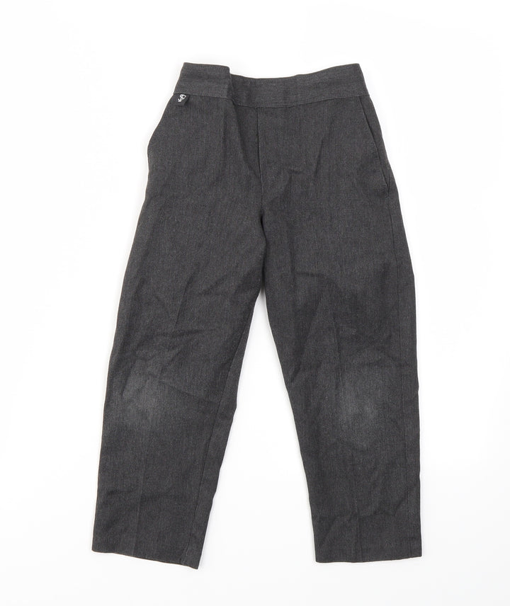 INNOVATION  Girls Grey Ikat  Jogger Trousers Size 5 Years