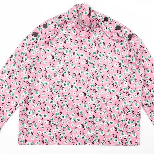 M&S Womens Multicoloured Floral  Basic Blouse Size 10