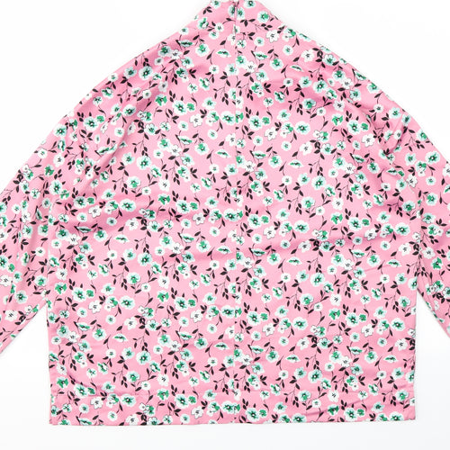 M&S Womens Multicoloured Floral  Basic Blouse Size 10