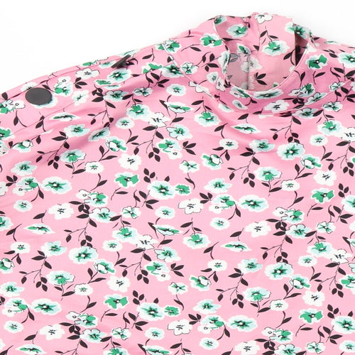 M&S Womens Multicoloured Floral  Basic Blouse Size 10