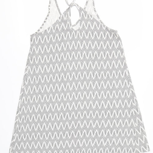 H&M Womens Multicoloured Argyle/Diamond  Fit & Flare  Size S