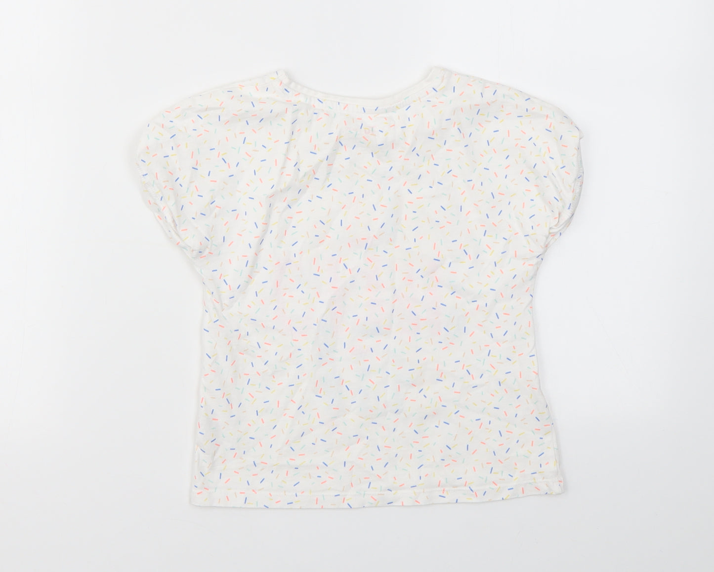 TU Girls Multicoloured Geometric  Basic T-Shirt Size 5-6 Years