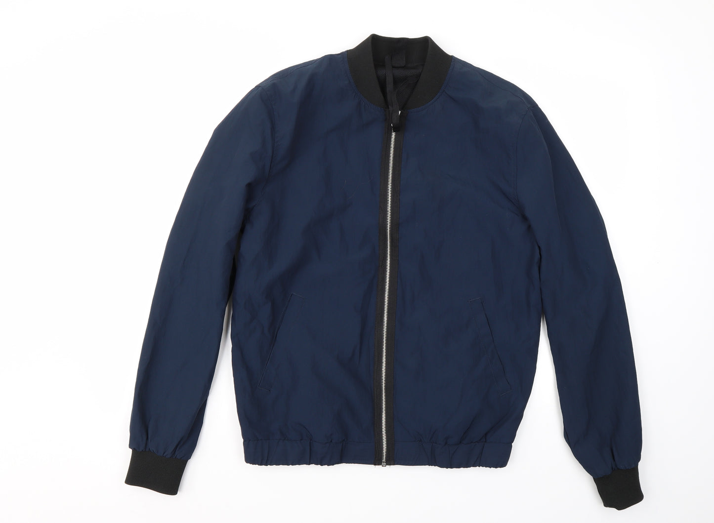 River Island Mens Blue   Jacket Coat Size S