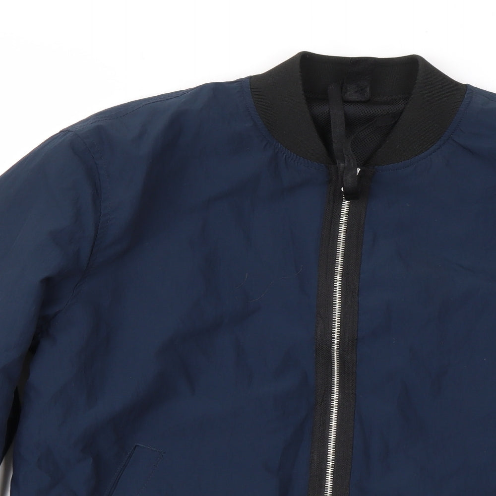 River Island Mens Blue   Jacket Coat Size S