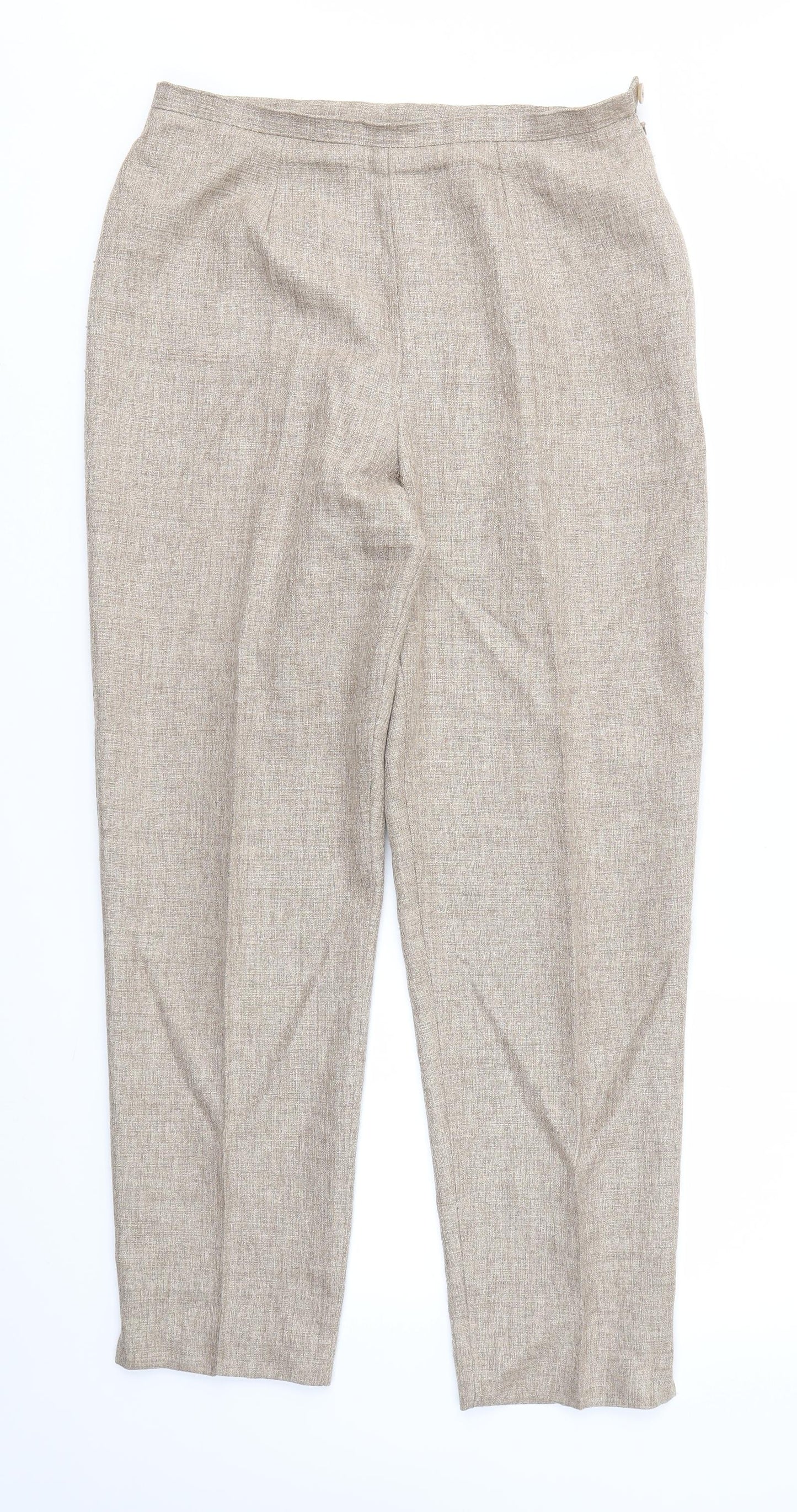 M&S Womens Brown   Trousers  Size 30 in L28 in