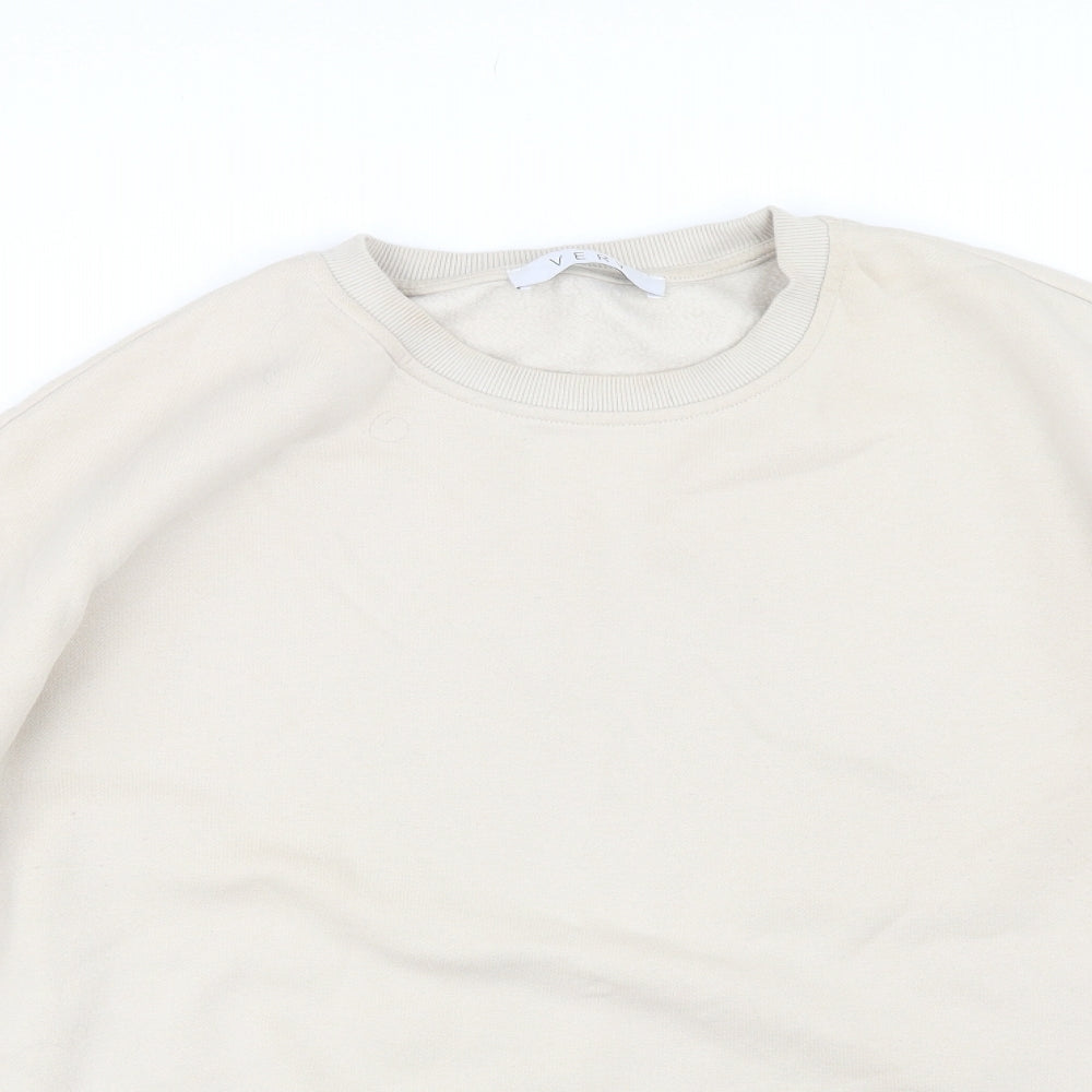 Very Womens Beige   Pullover Sweatshirt Size 14