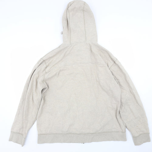 NEXT Mens Beige   Full Zip Hoodie Size 2XL