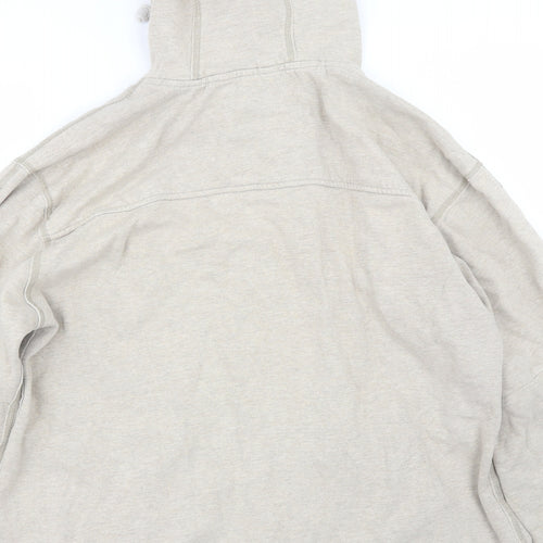 NEXT Mens Beige   Full Zip Hoodie Size 2XL