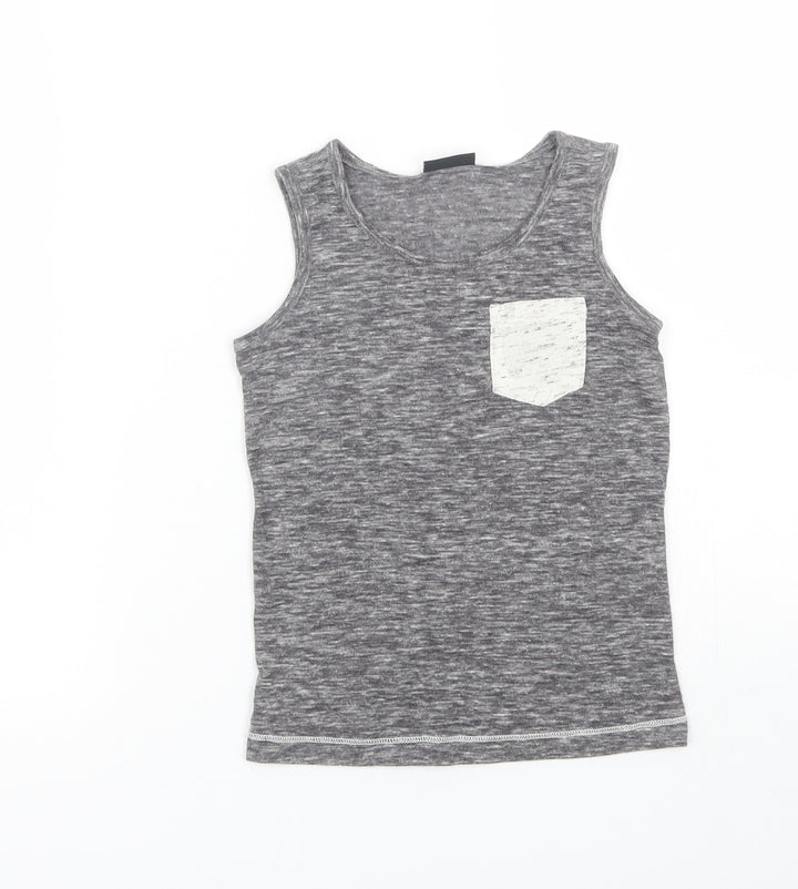 NEXT Girls Grey   Basic Tank Size 5 Years