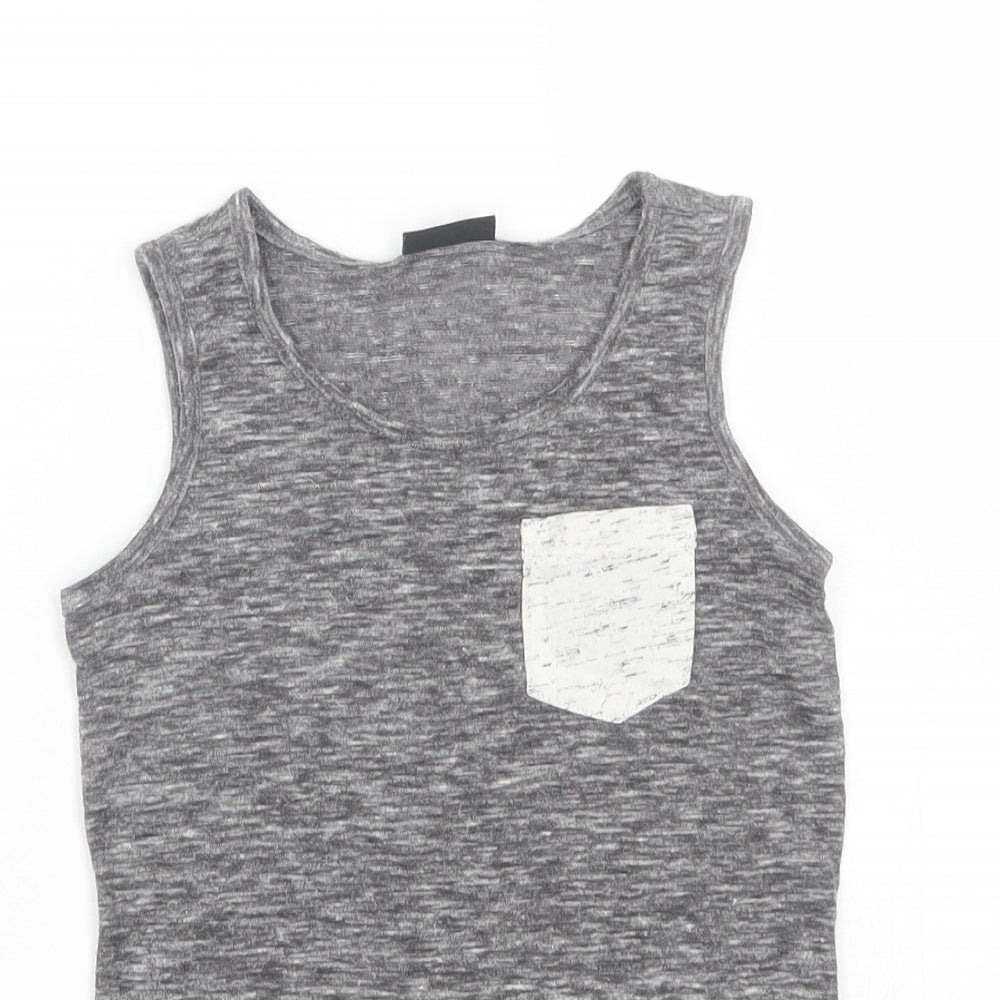 NEXT Girls Grey   Basic Tank Size 5 Years