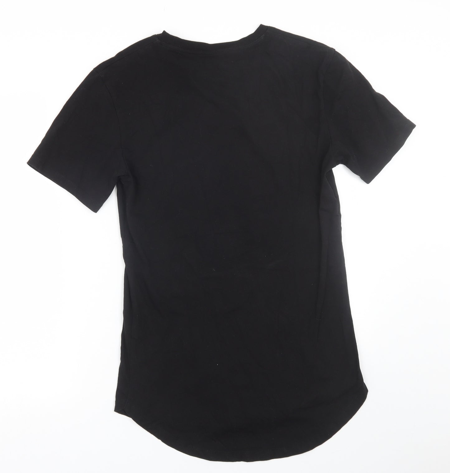 Zara Mens Black    T-Shirt Size M  - Skull