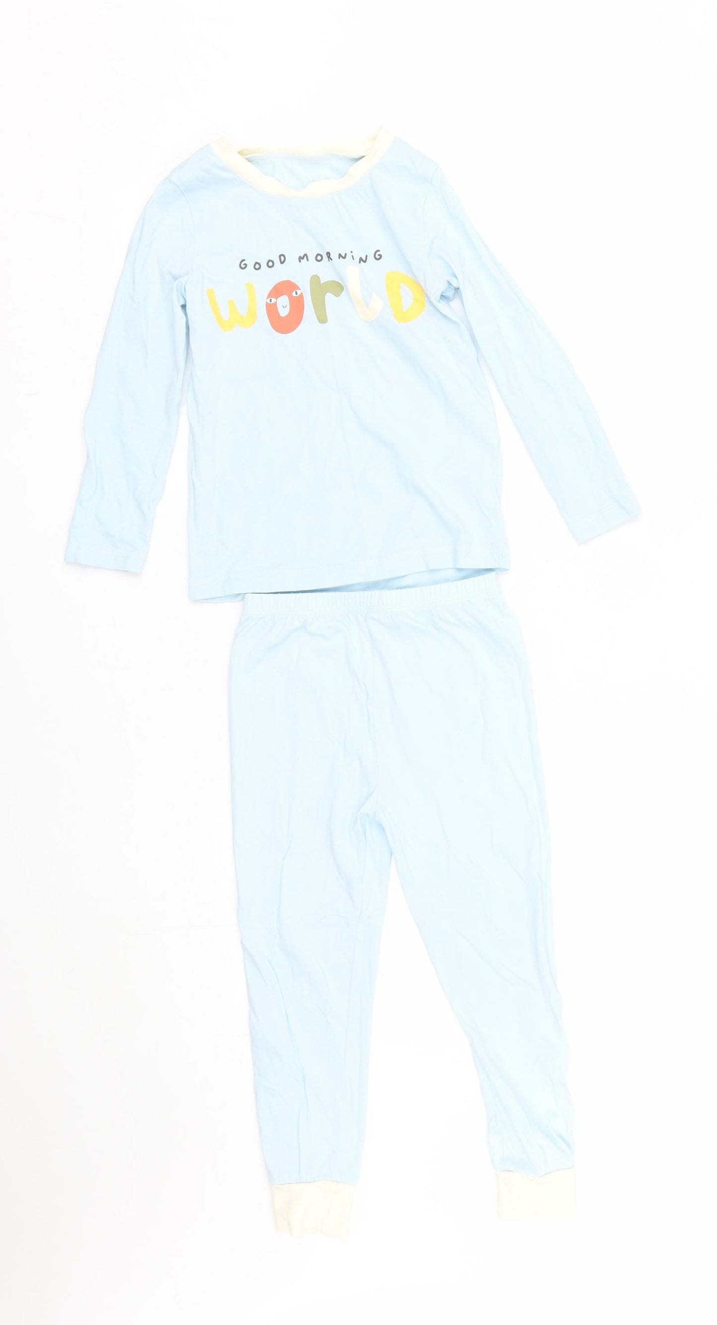 George Girls Blue   Cami Pyjama Set Size 4-5 Years