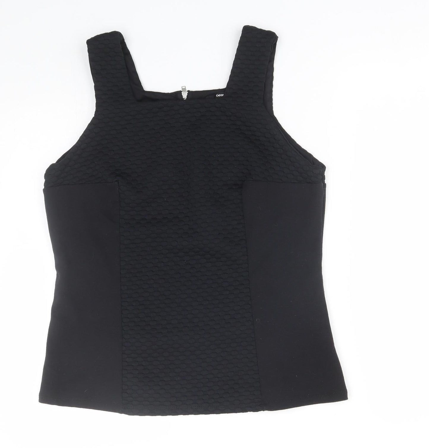 George Womens Black   Basic Tank Size 12