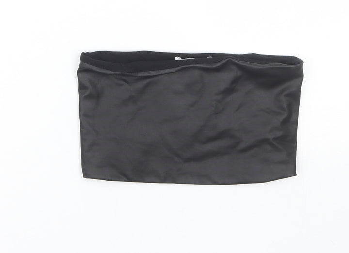 Topshop Womens Black   Cropped Tank Size XS