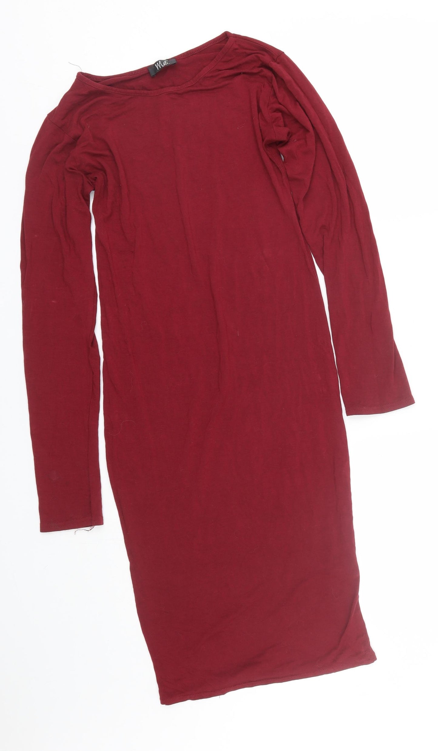 Me Womens Red   T-Shirt Dress  Size M