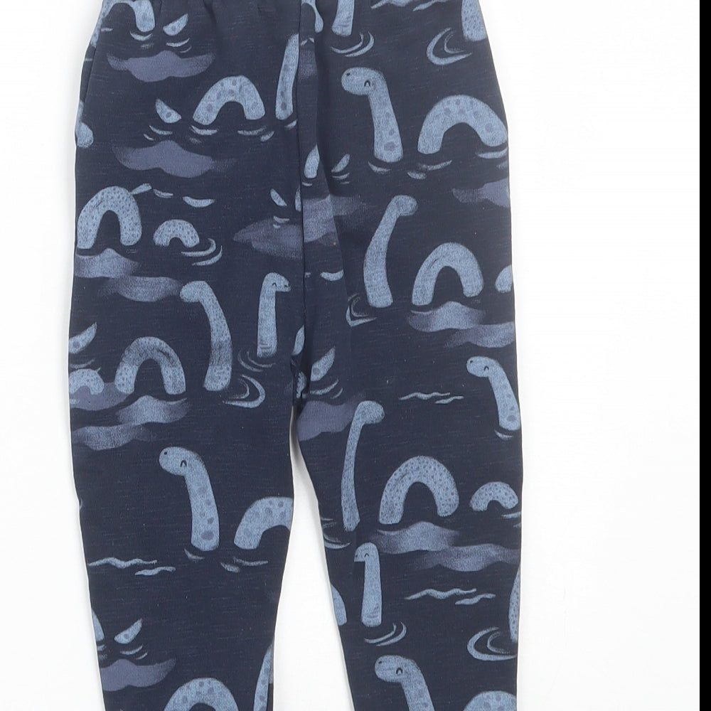 TU Boys Blue   Jogger Trousers Size 18-24 Months  - Loch ness