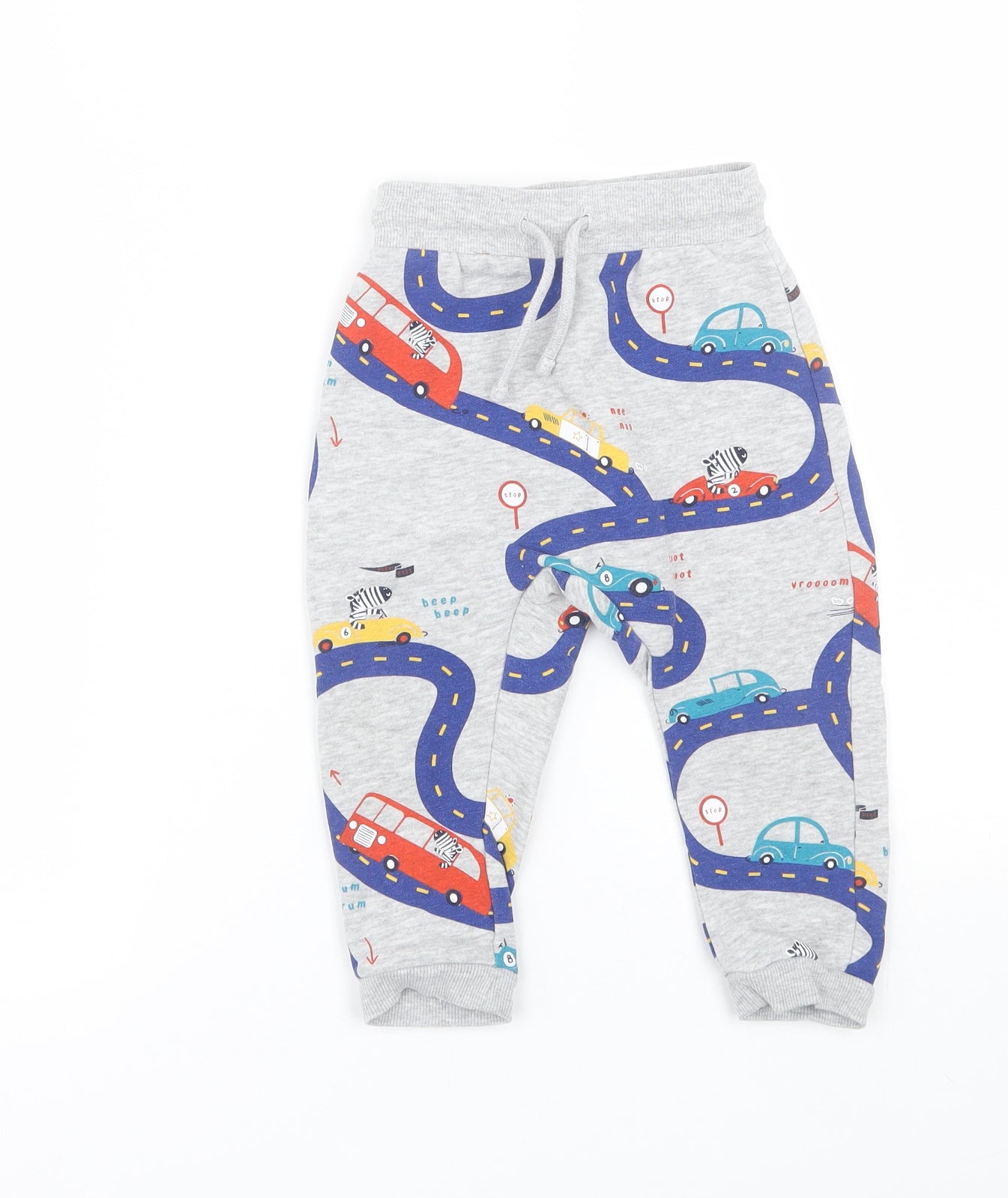 George Boys Grey   Jogger Trousers Size 18-24 Months