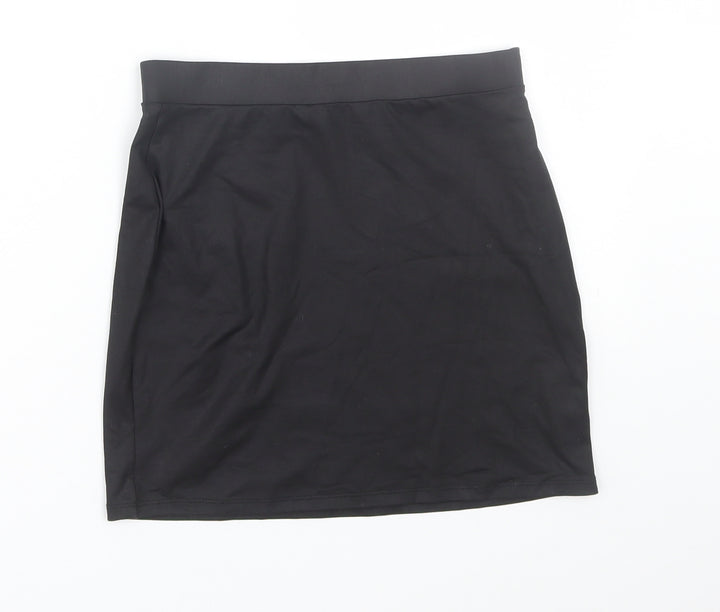 Candy Girls Black   Mini Skirt Size 12 Years