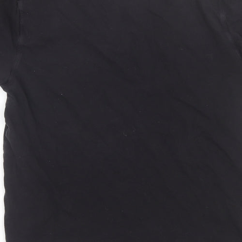 Easy Mens Black    T-Shirt Size S
