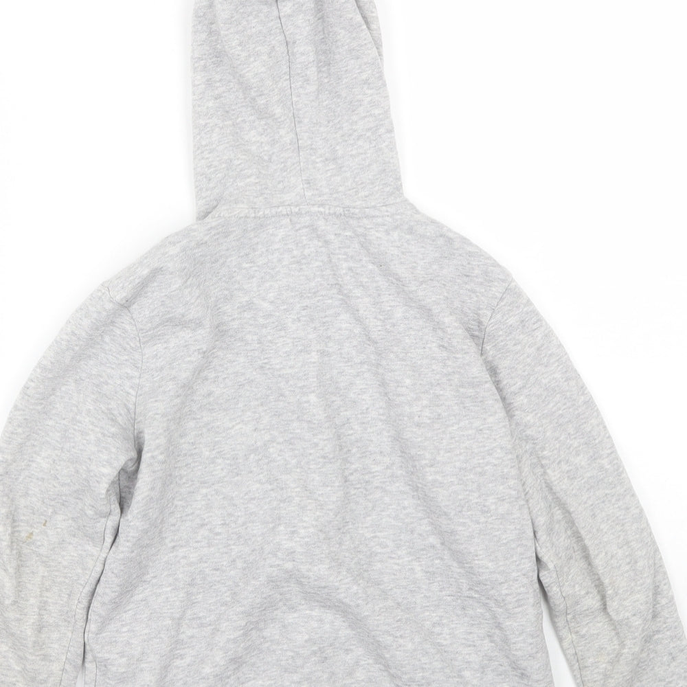 H&M Boys Grey   Full Zip Hoodie Size 7-8 Years