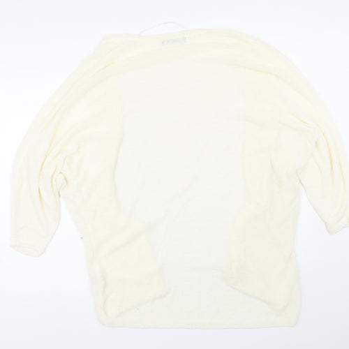 Atmosphere Womens Beige   Cardigan Jumper Size S