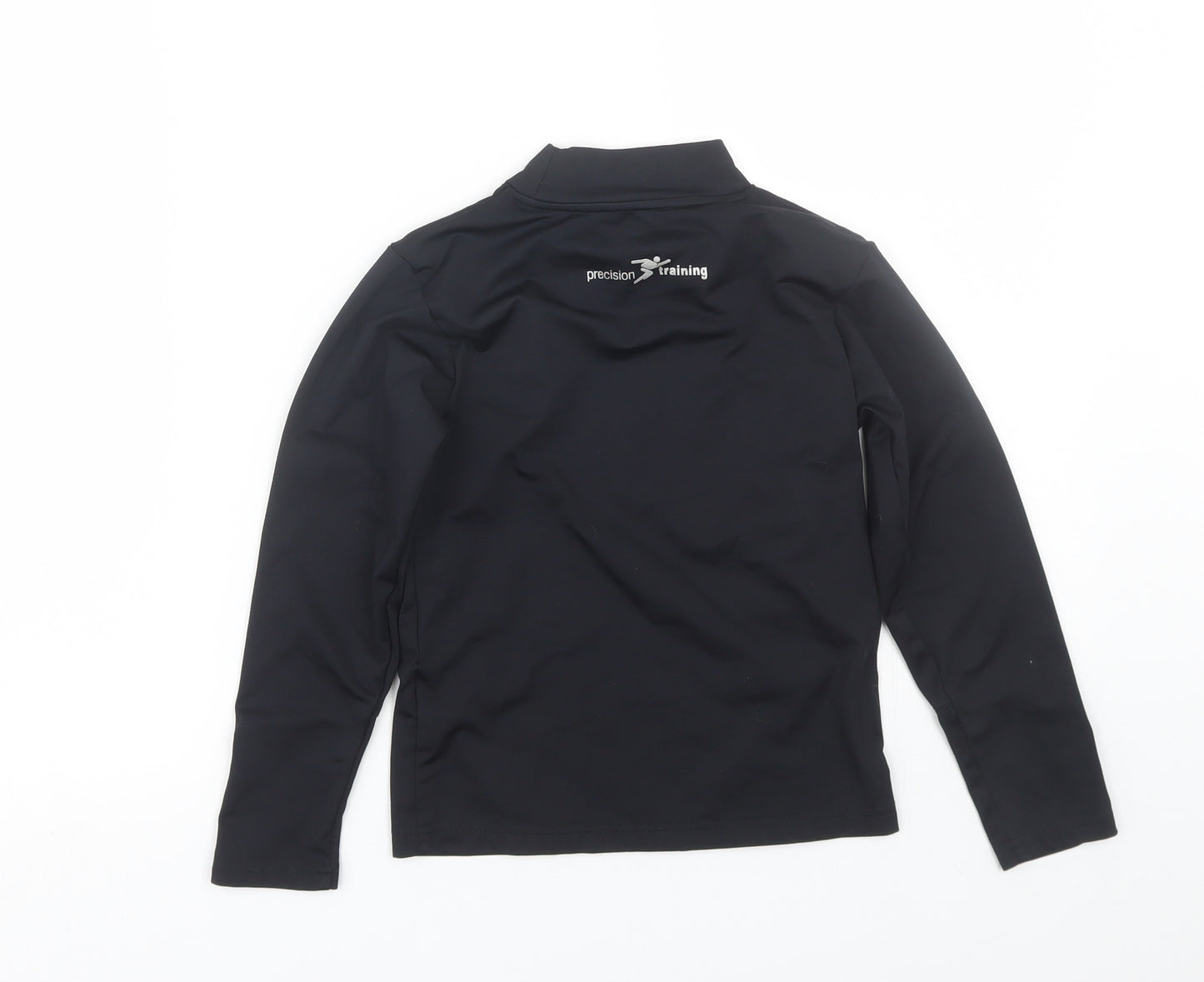 Precision Fit Boys Black   Jersey T-Shirt Size 4-5 Years