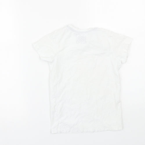 Matalan Boys White   Basic T-Shirt Size 7 Years