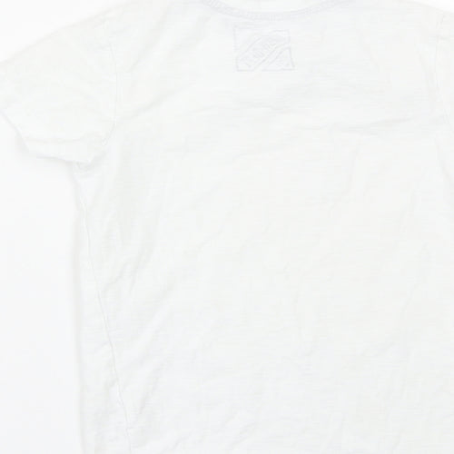 Matalan Boys White   Basic T-Shirt Size 7 Years