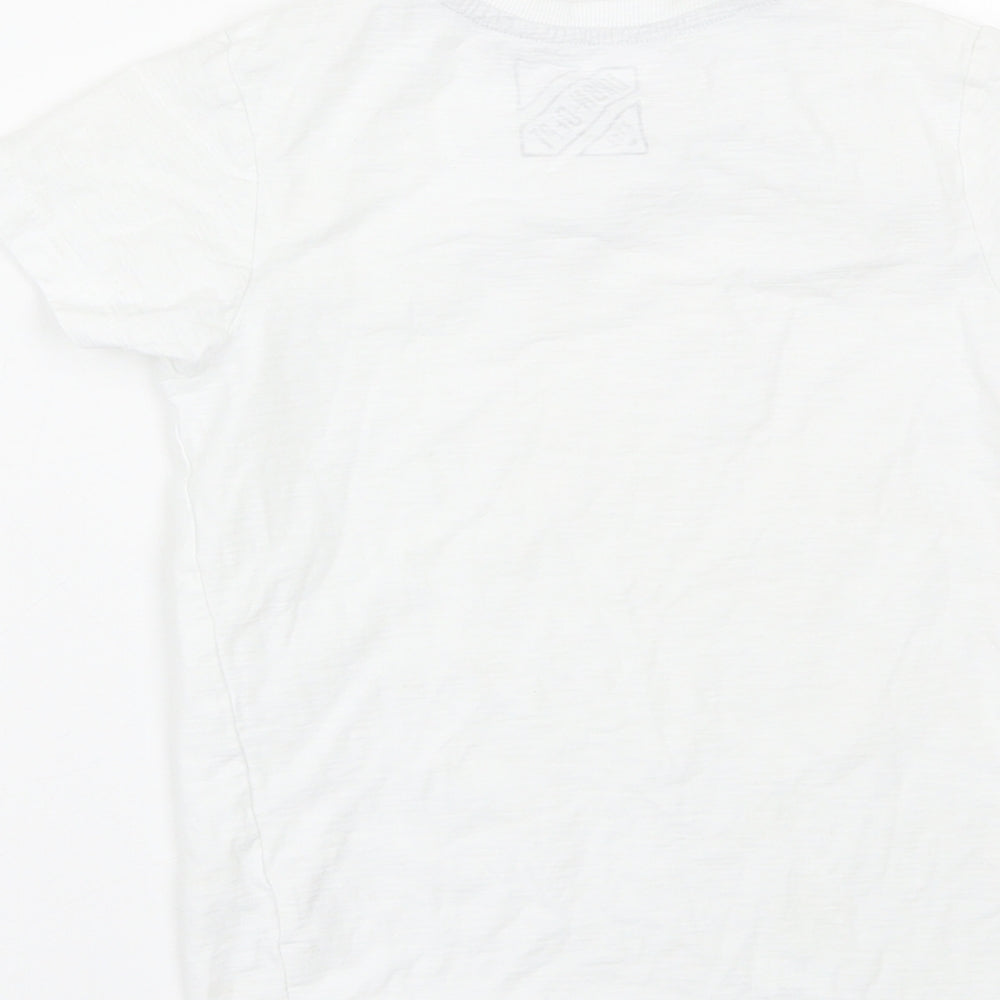 Matalan Boys White   Basic T-Shirt Size 7 Years
