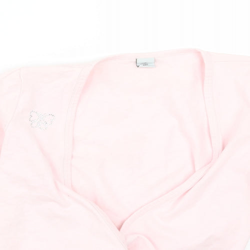 TU Girls Pink   Basic T-Shirt Size 7 Years